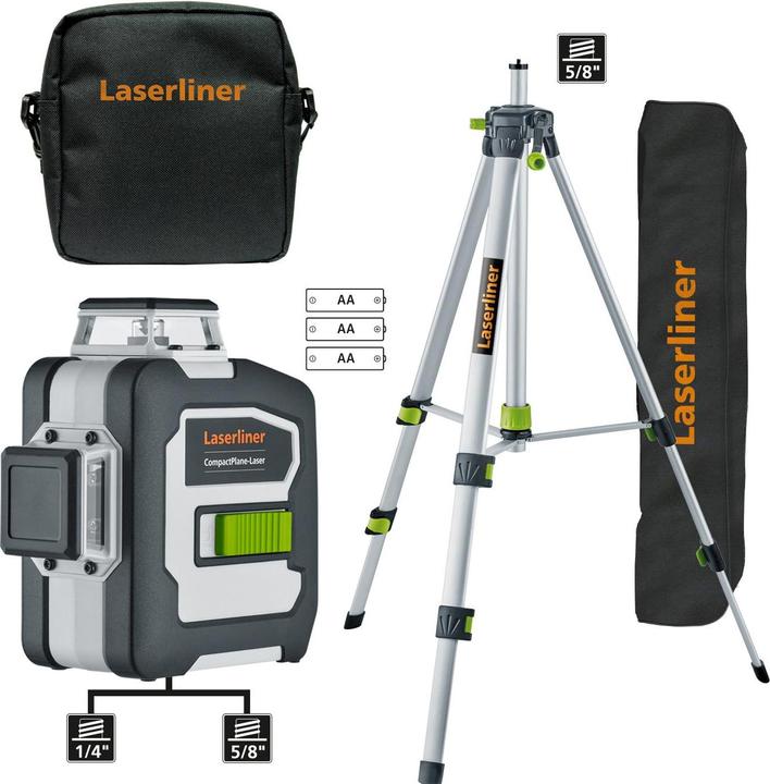 Immagine prodotto Laserliner Laser a linee incrociate CompactPlane 3G Set 150 30 m