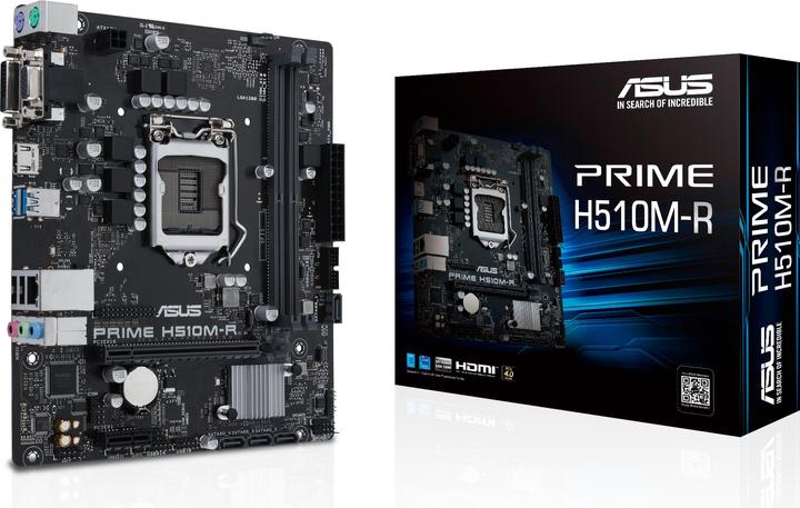 Actual product image ASUS PRIME H510M-R R2.0-SI (LGA 1200, Intel H470, mATX)