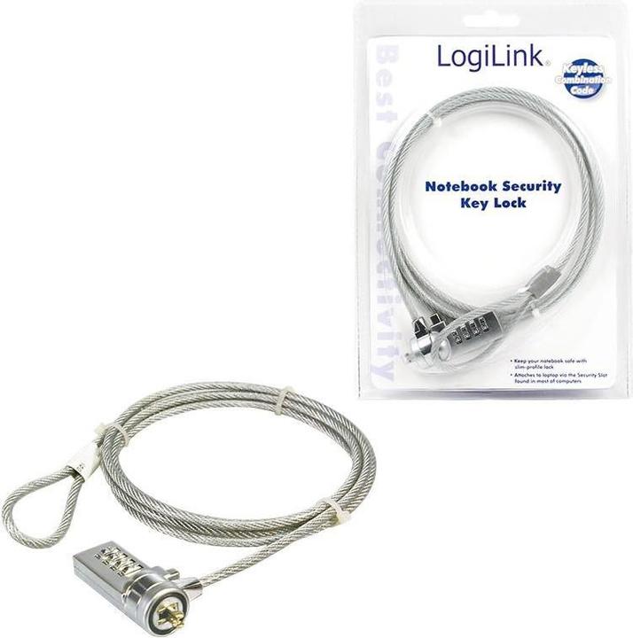 LogiLink Sicherheitsschlosskabel