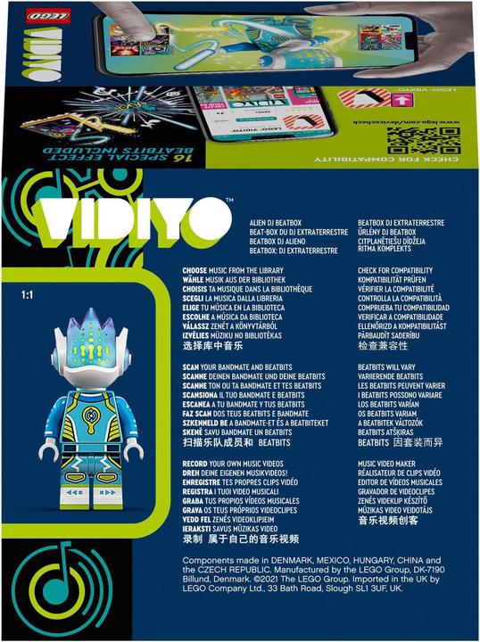 Actual product image LEGO Alien DJ BeatBox (43104, LEGO Vidiyo)