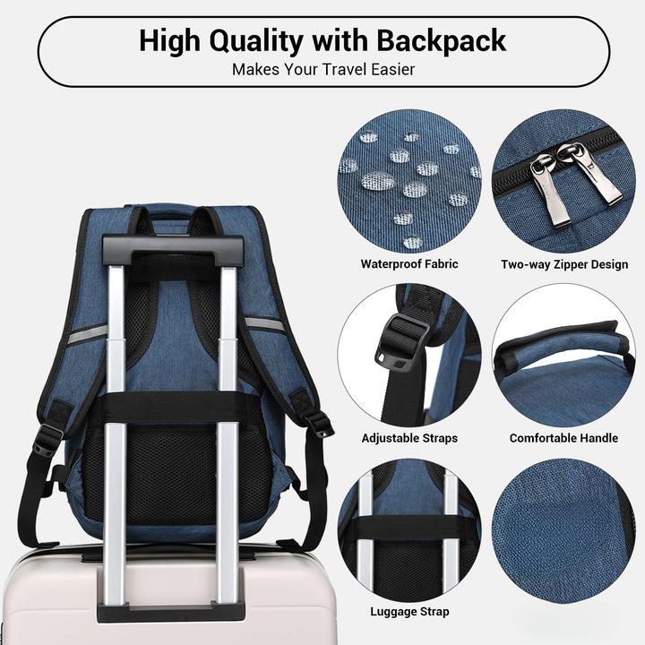 Produktbild Only-Bags.Store Kabinentasche für Reisen unter dem Sitz Handgepäck Kabinengrösse minimalistisch (20 l)