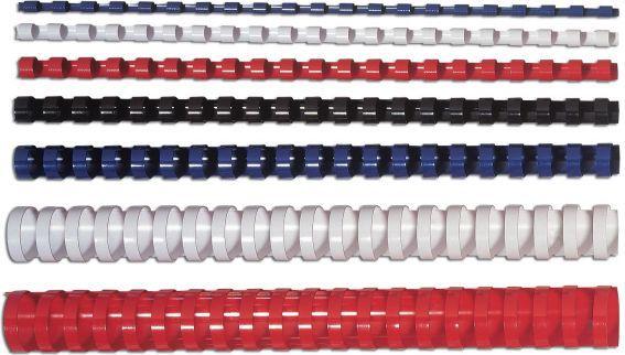 Produktbild Fellowes Plastikbinderücken A4 100 Stk. - 12,5 mm, weiss