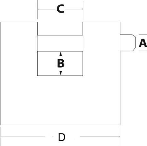Actual product image Master Lock Vorhängeschloss 690EURD