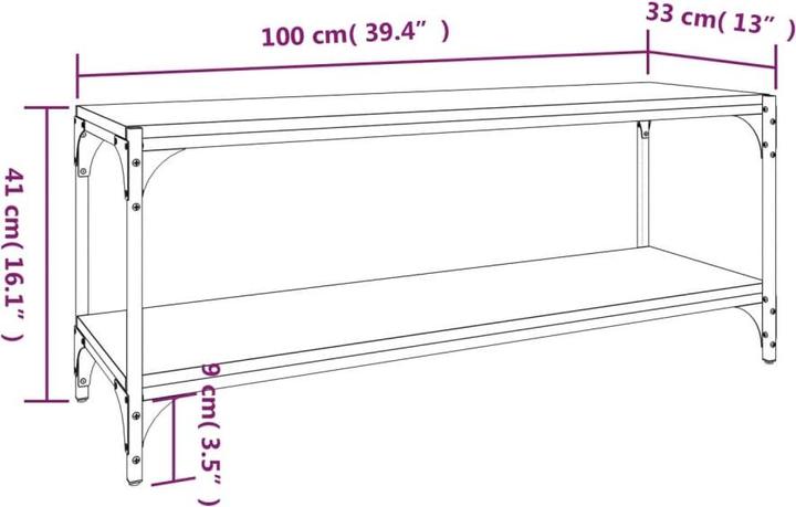 Immagine prodotto vidaXL Callen (100 x 33 x 41 cm)