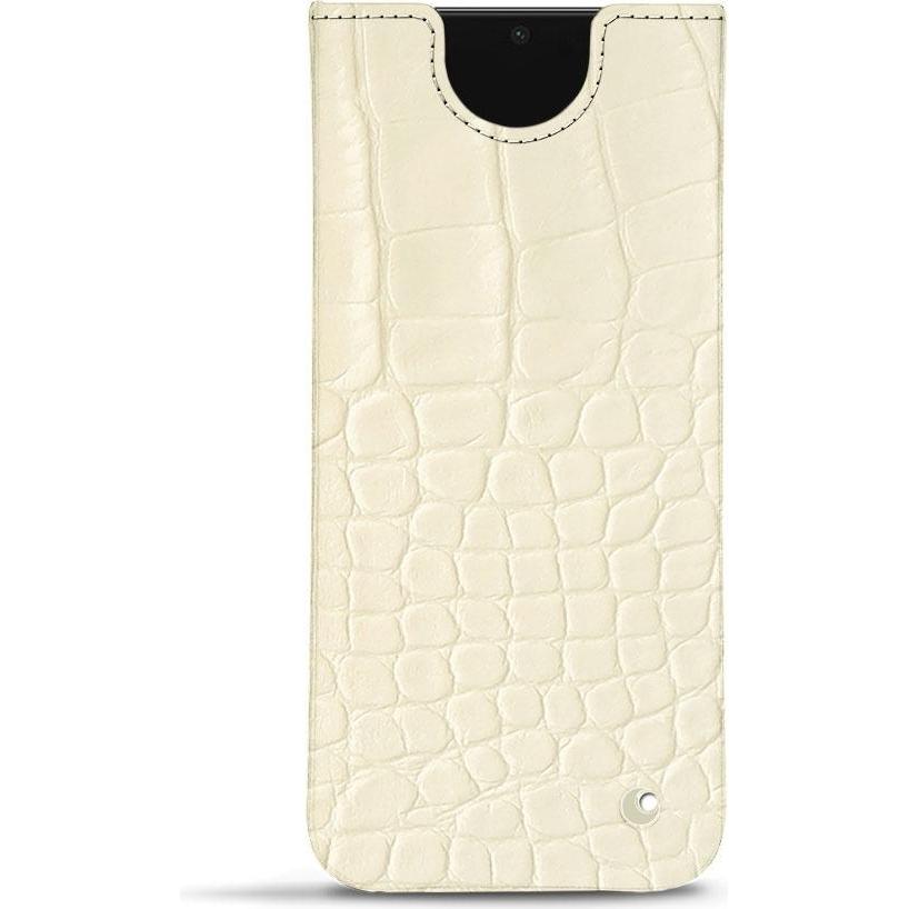 Noreve Lederschutzhülle (Samsung Galaxy S23), Smartphone Hülle, Beige