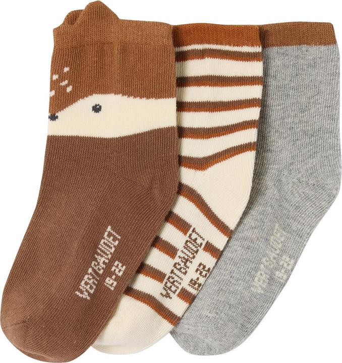 Produktbild Vertbaudet 3er-Pack Socken FUCHS, Baby (3er Pack, 18)
