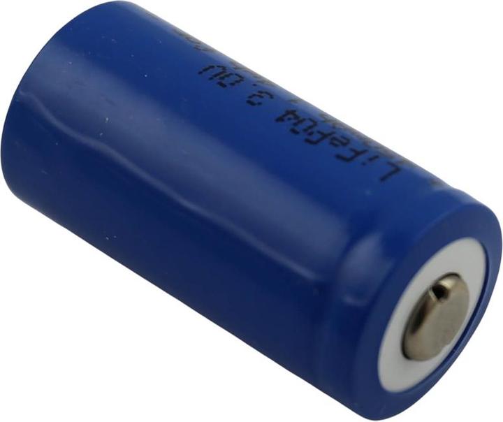 Avizar Batterie CR123 LiFePO4 3.0V 450mAh (1 pcs, RCR123A, 450 mAh)