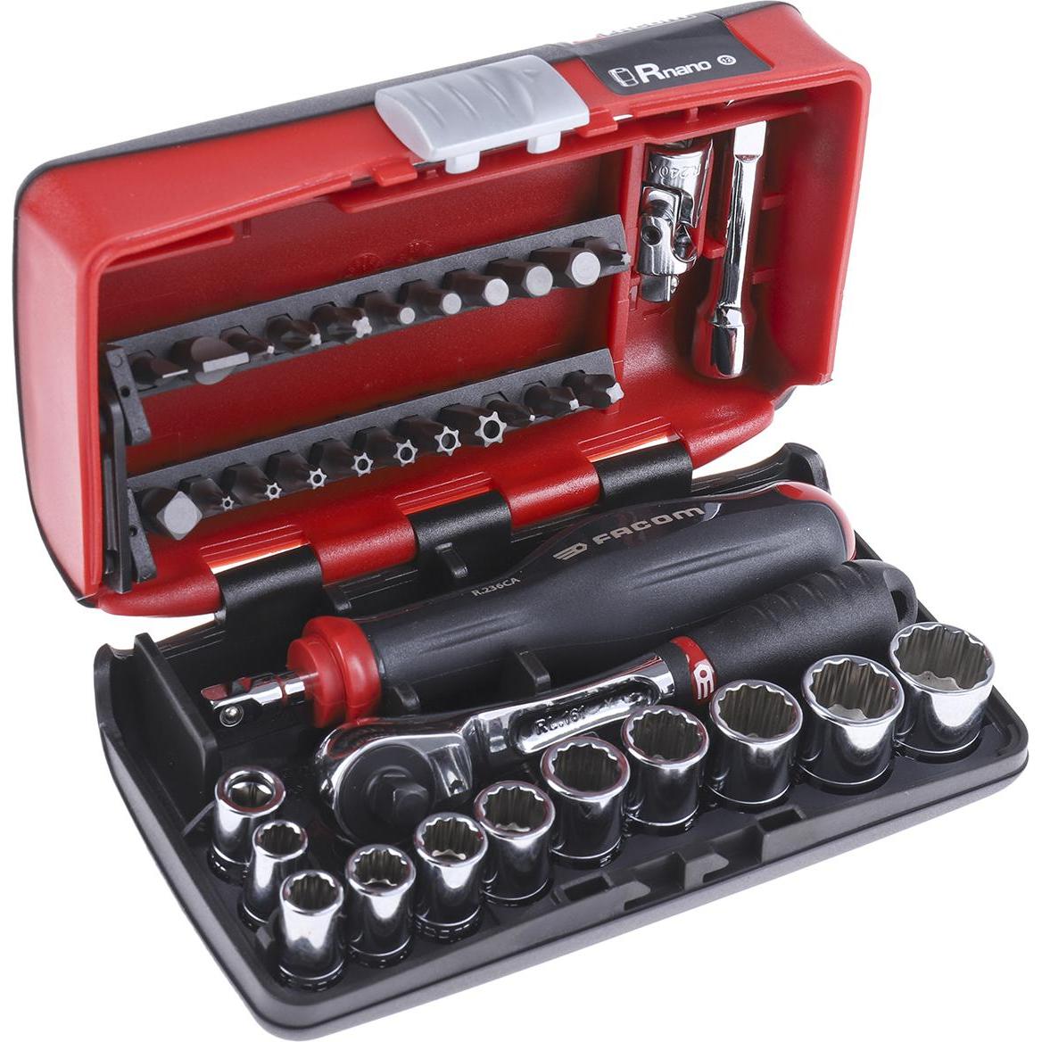 Thumbnail - Facom, Steckschlüssel + Stecknuss, Steckschlüsselsatz zöllig 1/4