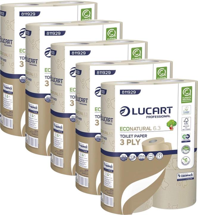 Actual product image Lucart Toilet Paper Eco Natural (30 pcs.)