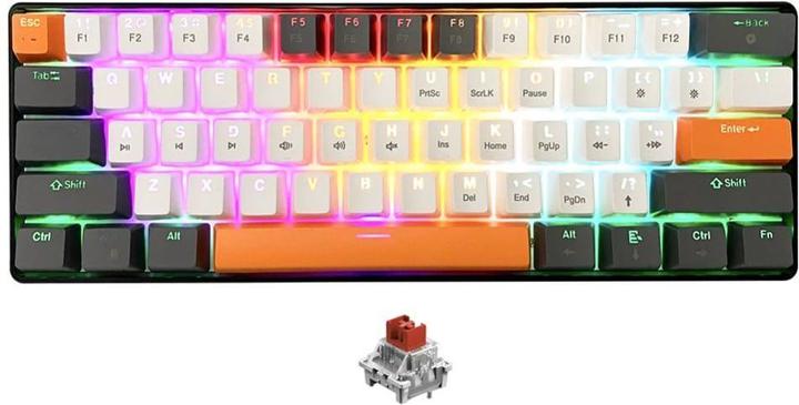 Image du produit Media-Tech CLAVIER MÉCANIQUE 60% MT1258 (US, Filaire)