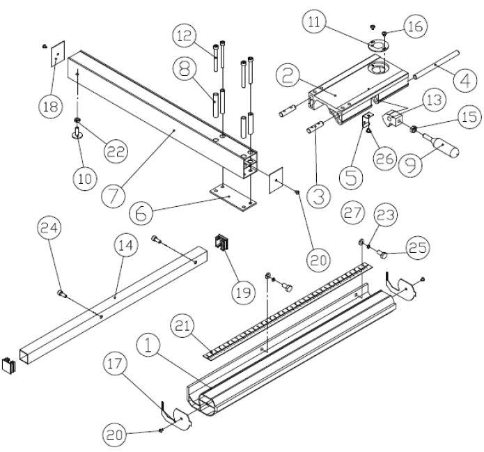 Actual product image Proton Band Saw HBS-430-2M (Wood band saw)