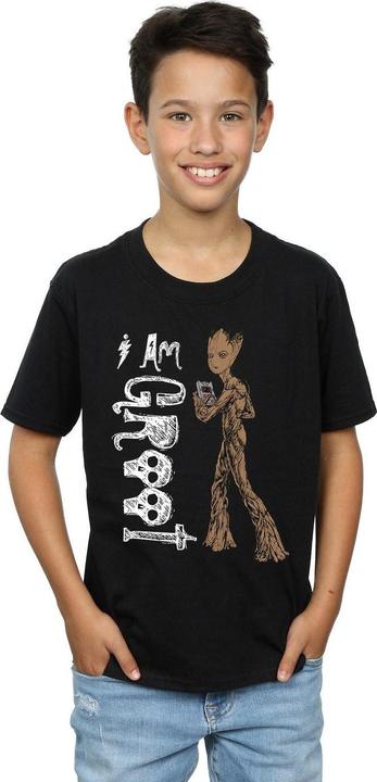 Image du produit - T-shirt AVENGERS INFINITY WAR AM TEENAGE GROOT - Garçon (140, 146)