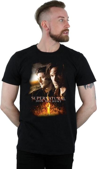 Immagine prodotto Supernatural Maglietta Uomo Join The Hunt Poster in cotone (L)