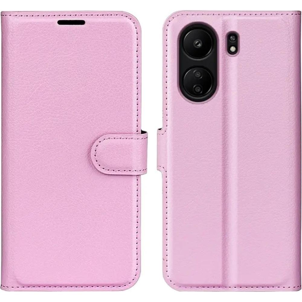 Screenguard Xiaomi Redmi 13C Leather Guard Lederhülle (Xiaomi Redmi 13C), Smartphone Hülle, Rosa