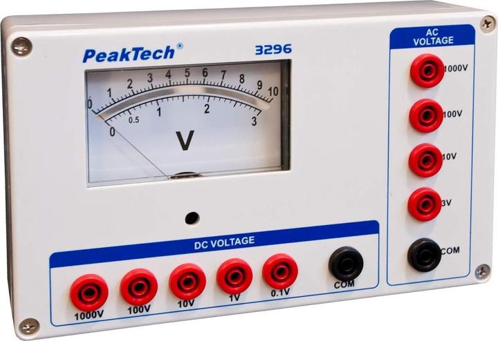 Immagine prodotto Peaktech 3296 Voltmetro, analogico, 1000 V