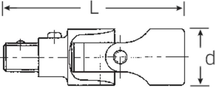 Produktbild Stahlwille Kardangelenk Antrieb (Schraube (1/2")