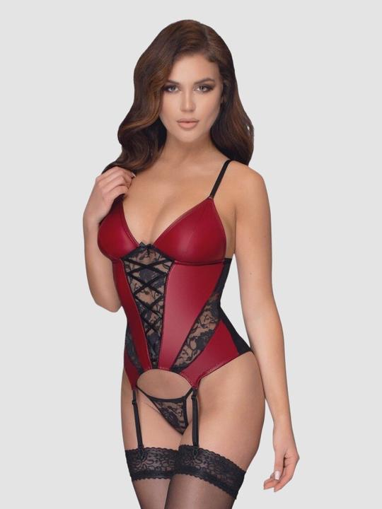 Image du produit Cottelli Collection Strapshemd rot/schwarz M (M)