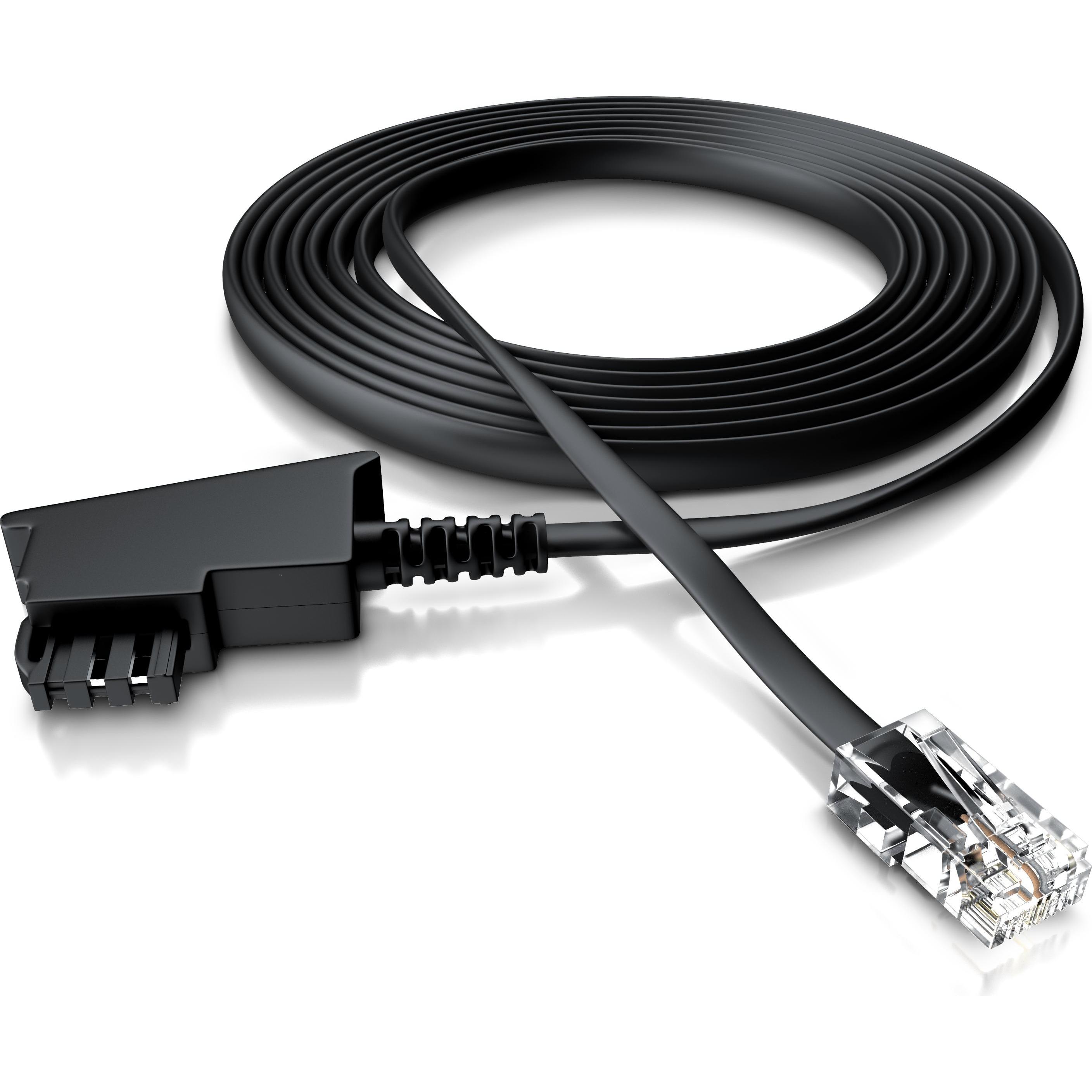 CSL Internet Kabel, Routerkabel, Telefonkabel, TAE-F Stecker auf RJ45 Stecker, Router an die Telefondose, Telefon Zubehö...