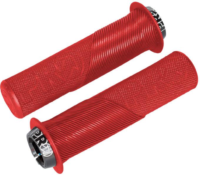 Actual product image PRO HANDLEBAR GRIP TRAIL LOCK ON FLANGE 32MM / 132MM, RED