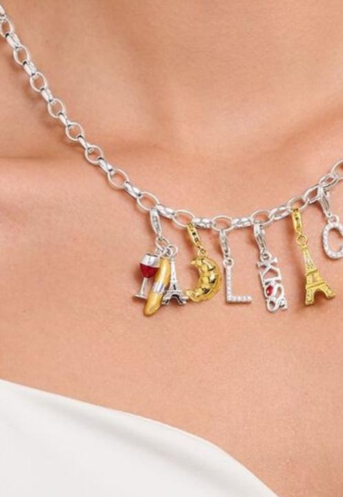 Actual product image Thomas Sabo Charm Sterling Silver (Cold enamel, 925 Sterling silver, Blackened)