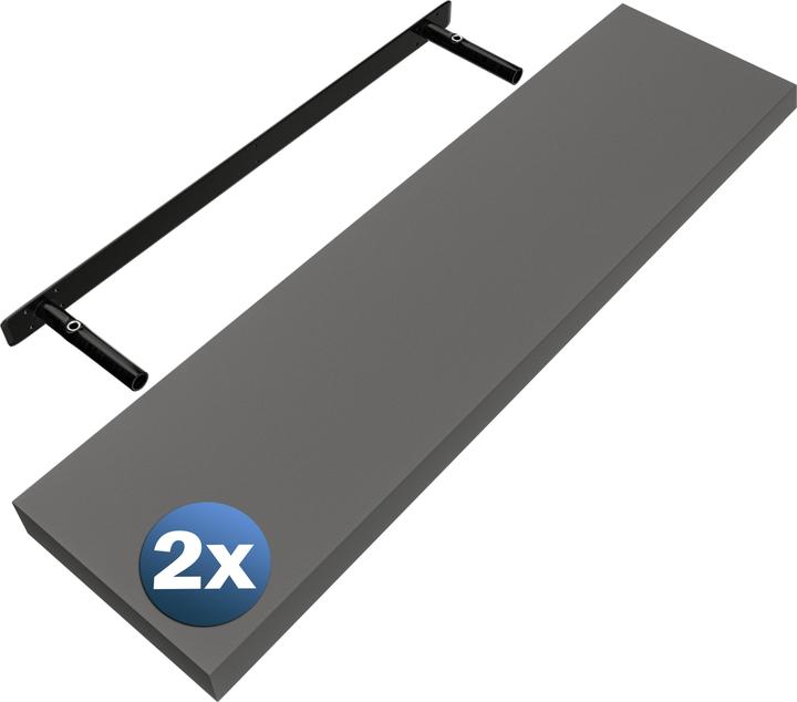 Casaria 2x Floating Shelves