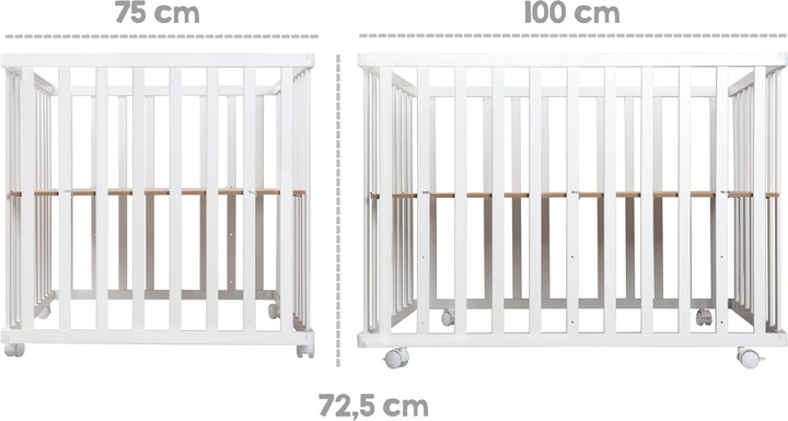 Produktbild Roba Laufgitter 100x75 Adam & Eule (73 cm, 98.50 cm, MDF)