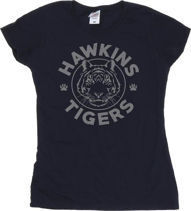 Produktbild Netflix Stranger Things Hawkins Grey Tiger TShirt (S)