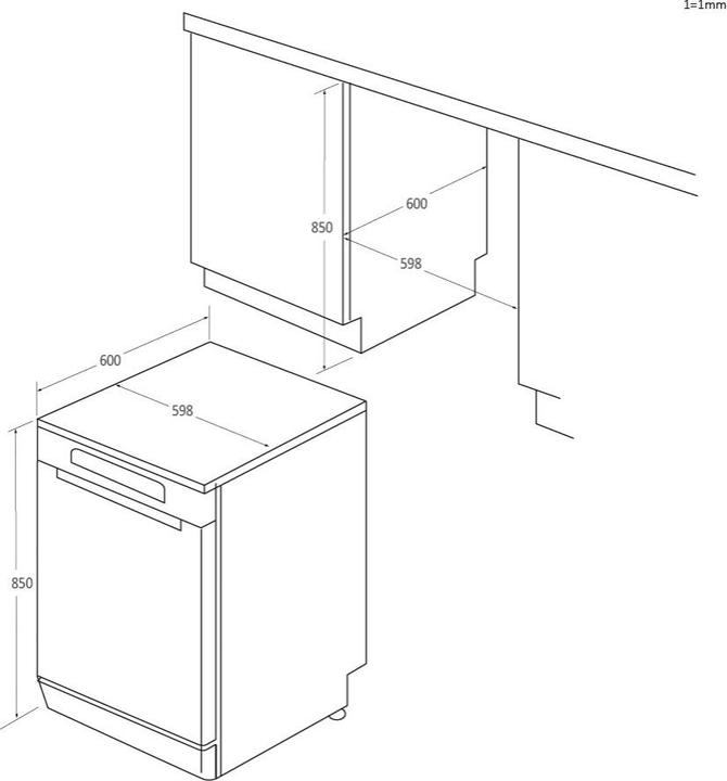 Produktbild Candy Rapidα CF 3C7F0X Freistehend 13 Gedecke C