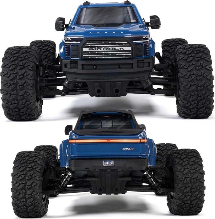 Image du produit Arrma Monster Truck Big Rock BLX 223S, Blau ARTR, 1:10 (Presque prêt à être conduite)