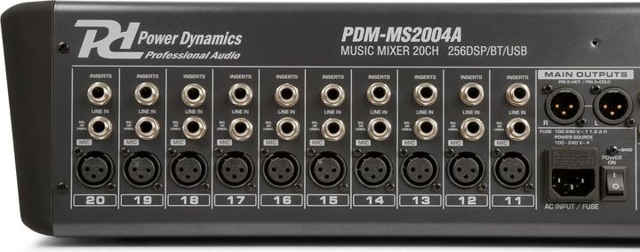 Produktbild Power Dynamics Mischpult PDM-S2004 (Studio- und Livemixer)