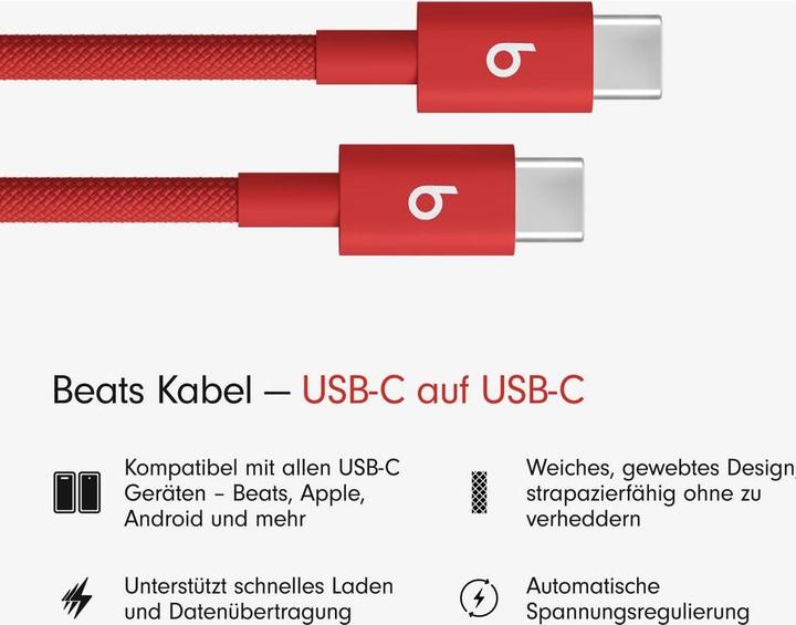 Image du produit Apple Beats USB C — USB C (1.50 m, USB 2.0, 60 W)