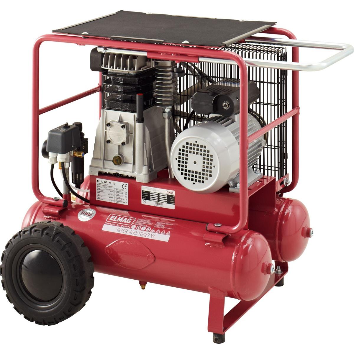 Elmag, Kompressor, Montagekompressor Tiger 400/10/22 D