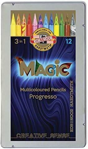 Produktbild Koh-i-Noor Art Crayons Magic 3in1 - 12 Stück (12 x)