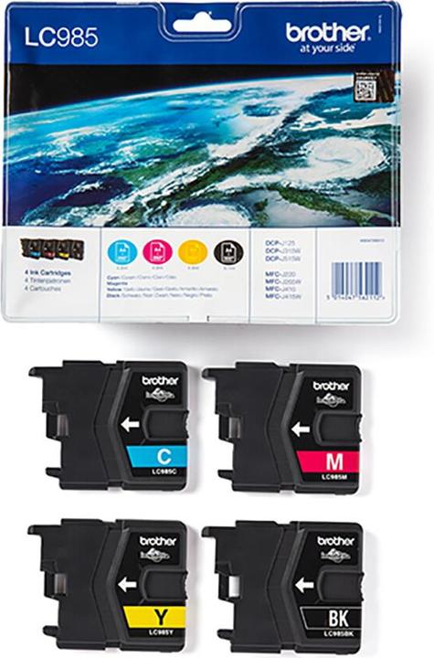 Produktbild Brother LC-985VALBP Value Pack (BK, C, M, Y)