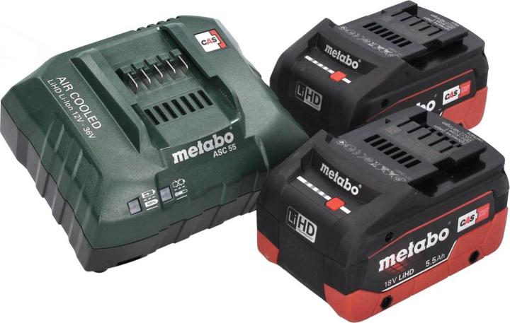 Immagine prodotto Metabo HS 18 LTX 65 Tagliasiepi a batteria 18 V 63 cm + 2x batteria 5,5 Ah + caricabatterie (Tagliasiepi a batteria)