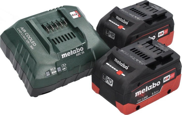 Produktbild Metabo HS 18 LTX 65 Akku Heckenschere 18 V 63 cm + 2x Akku 5,5 Ah + Ladegerät (Akkuheckenschere)