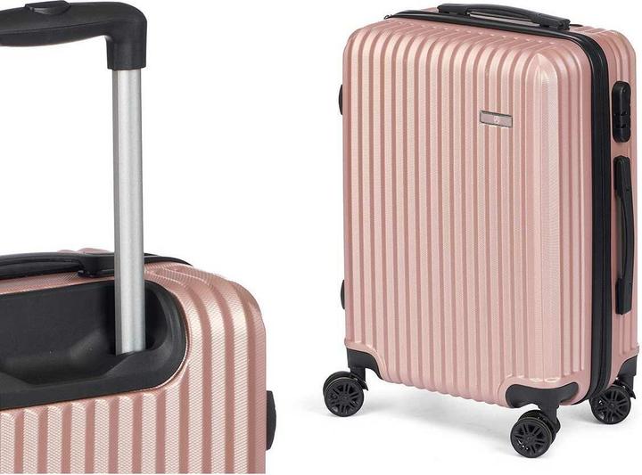 Image du produit Arte Regal set 3 valises valise ruban abs rose