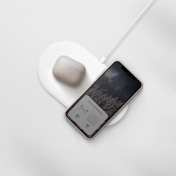 Productafbeelding Uniq etui Lino AirPods Pro Silicone miętowy/mintgroen (Hoofdtelefoon hoes)