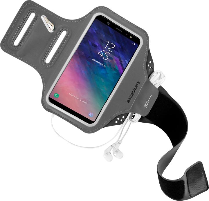 Produktbild Mobiparts Comfort Fit Sport Armband Samsung Galaxy A6 Plus (2018) Black