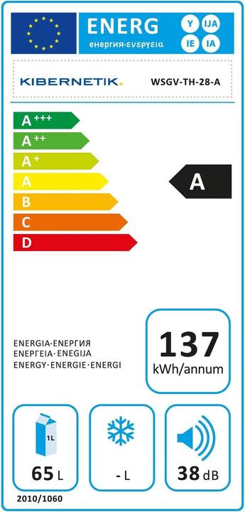 Etichetta energetica Kibernetik Th28