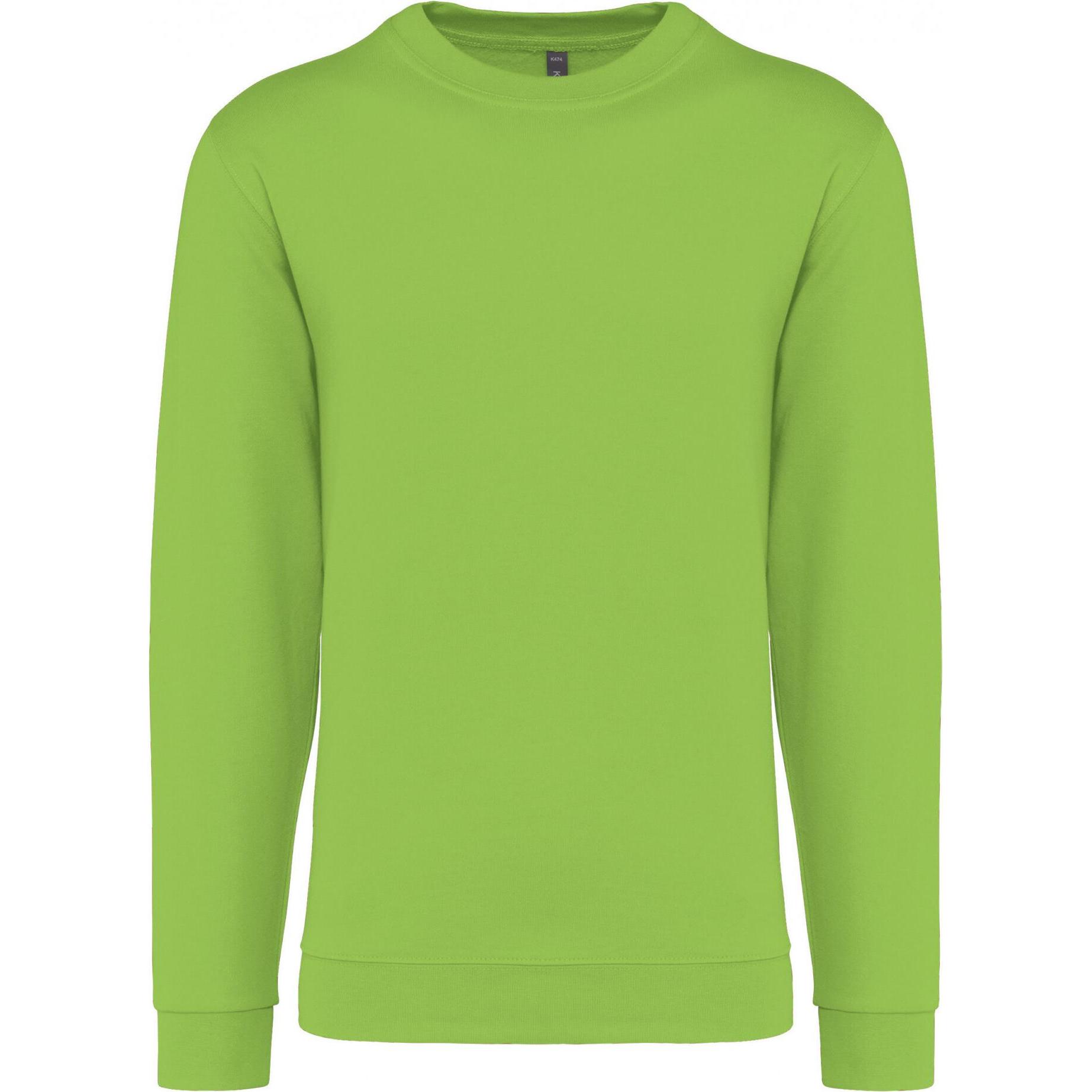 Kariban, Pullover, Sweatshirt mit Rundhalsausschnitt, Grün, (3XL)