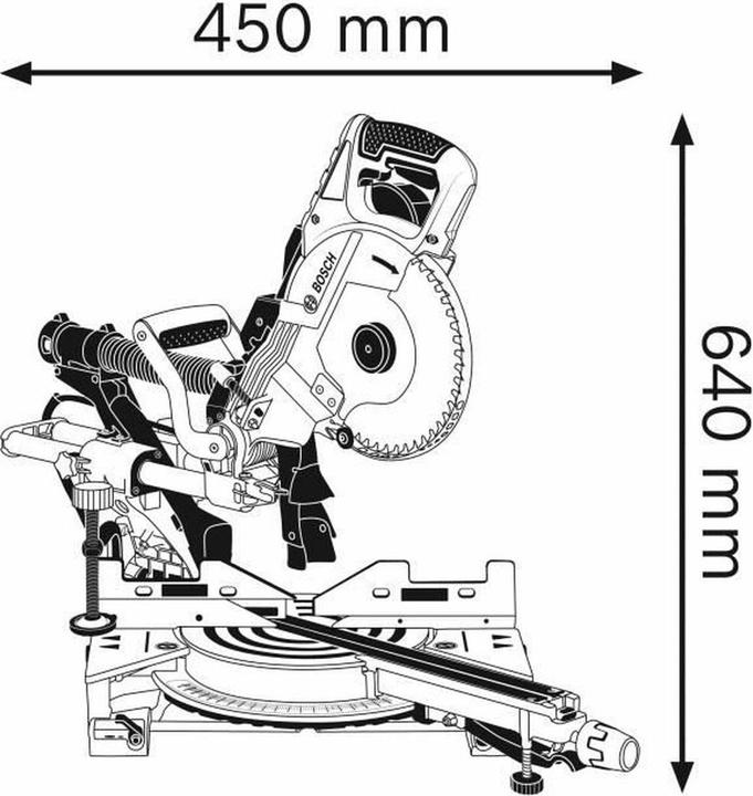 Actual product image Bosch Professional Gcm 8 Sde