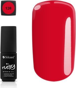 Produktbild Silcare Flexy Hybrid Gel Hybrid Lacquer 126 4.5G (Red)