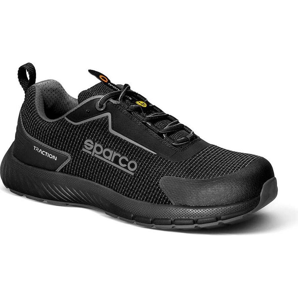 Sparco Uomo Nero Scarpe Da Racing, Sicherheitsschuhe Traction (43)