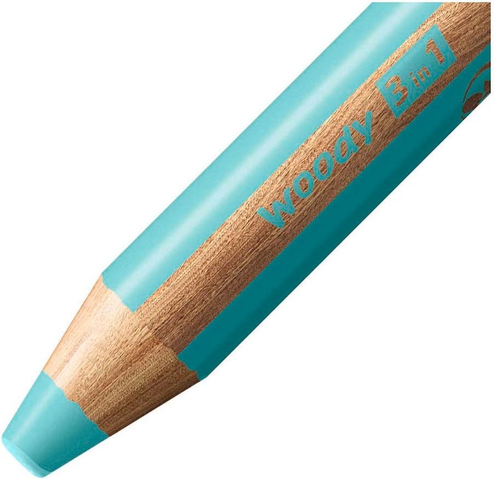 Produktbild STABILO woody 3 in 1 Buntstift mit Spitzer (Pastellfarben, 6 x)