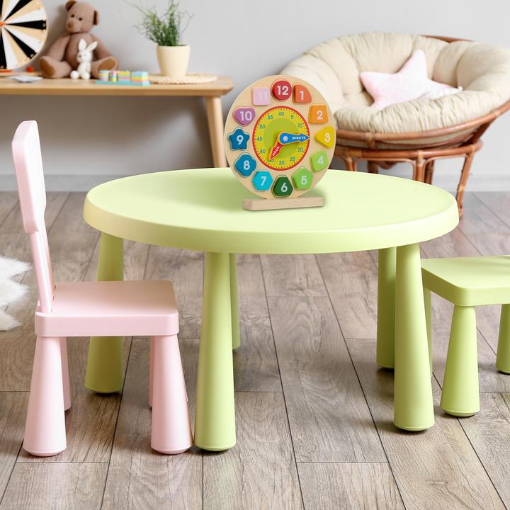 Immagine prodotto Relaxdays Orologio-legno per-bambini