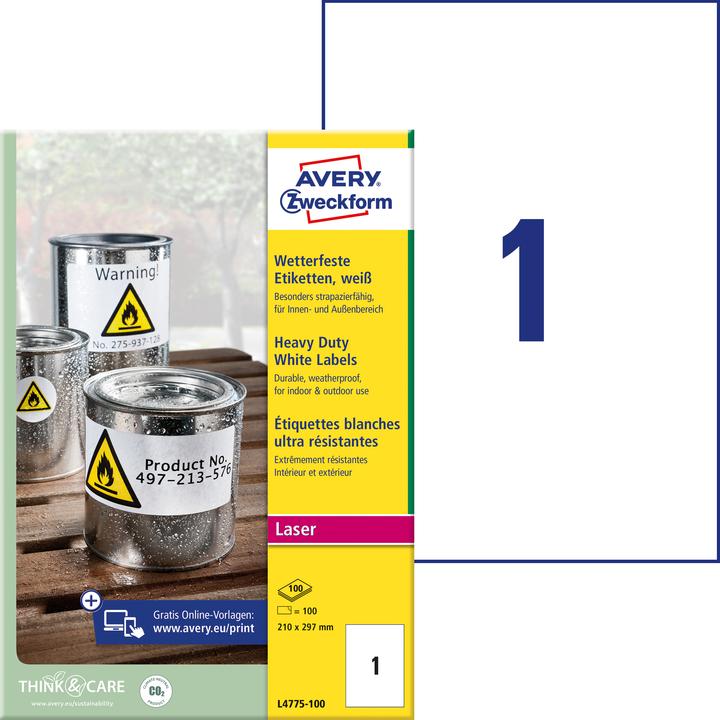Produktbild Avery Strapazierfähige Heavy Duty L4775
