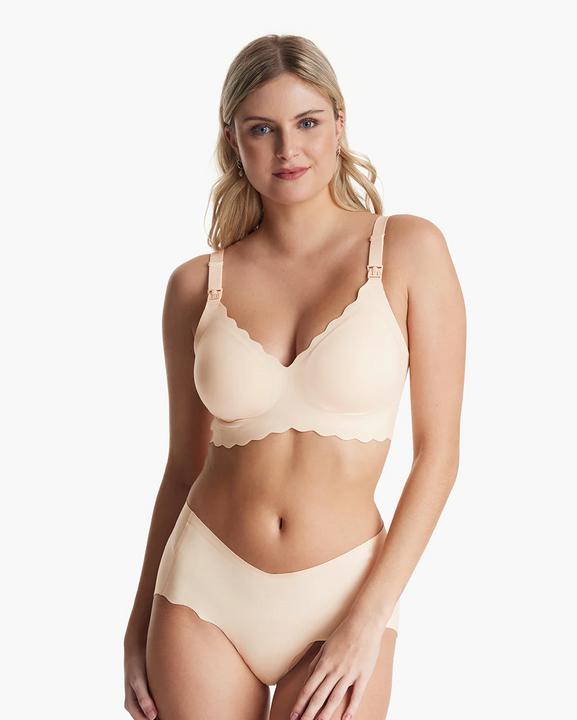 Image du produit Momcozy YN46 Soutien-gorge d'allaitement sans couture à motif floral Skin M (M)