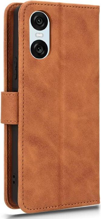 Produktbild Cover-Discount Sony Xperia 10 VI – Wildleder Look Etui im Vintage Design (Sony Xperia 10 VI)