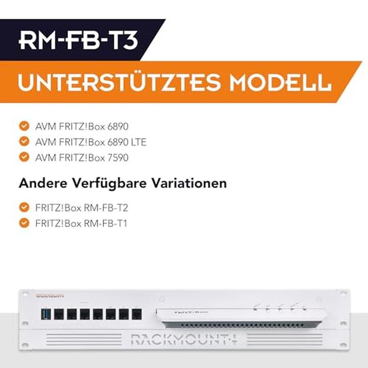 Produktbild Rackmount.IT Rack Mount Kit for AVM Fritz!Box 6890 / 7590